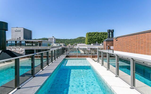 Vista parcial do MAR na varanda em Jurerê #JA24