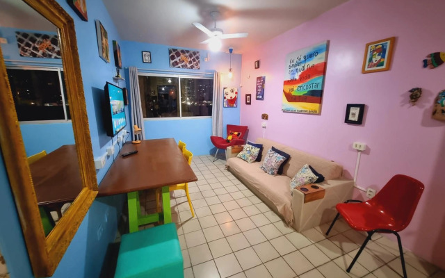 Apê da Praia - temático e aconchegante com WiFi