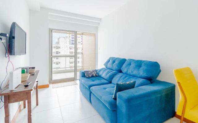 BR06 Quarto e Sala - 550m Praia da Barra