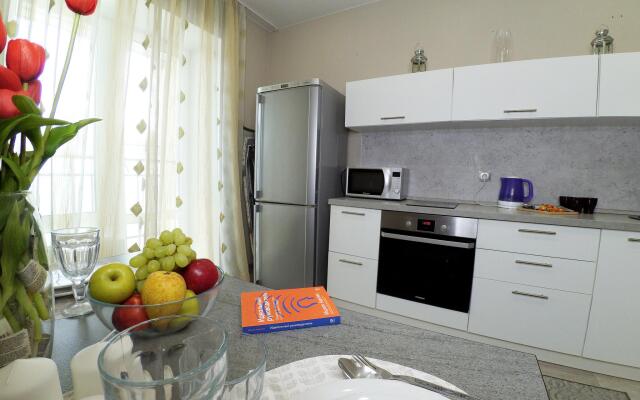 Apartments in the residential complex with fountains Art City
