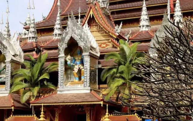 Three-color Yunhe B&B (Xishuangbanna Jinghong Mengxi Big Buddha Temple Manhona Branch) – Outside – Xishuangbanna