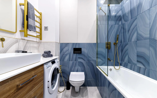 Стильная квартира с качелями в ЖК Самолет