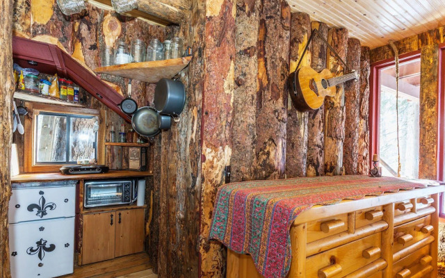 Treehouse by the Stream