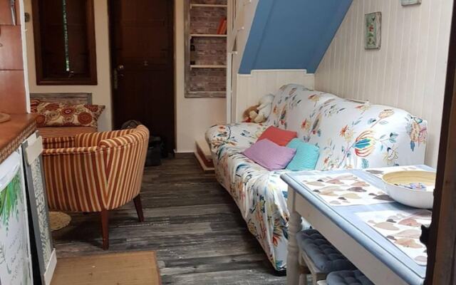 Little House With Fireplace And Terrace In Natural Environment