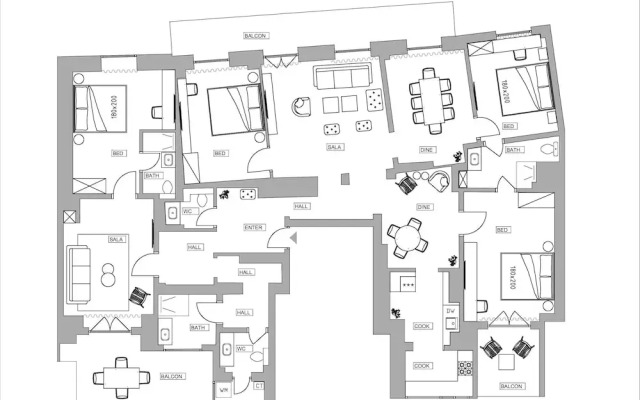 Loggia Luxe 5BR Living in Universitatii Area
