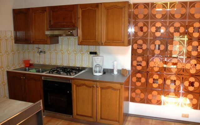 Apartment in Levico Terme With Balcony, Garden, Fireplace