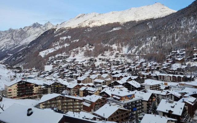 Studio in Zermatt mit toller Aussicht aufs Dorf