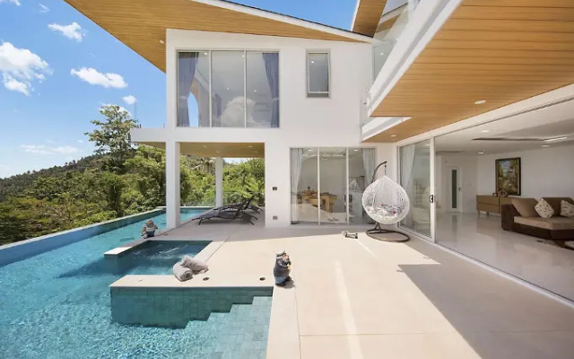 Chaweng Hill Site Pool Villa Snow Light