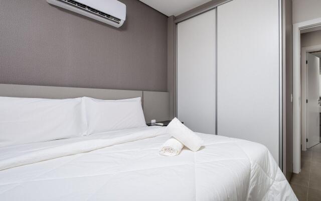 Apto moderno c/churrasqueira nos Ingleses RMA402