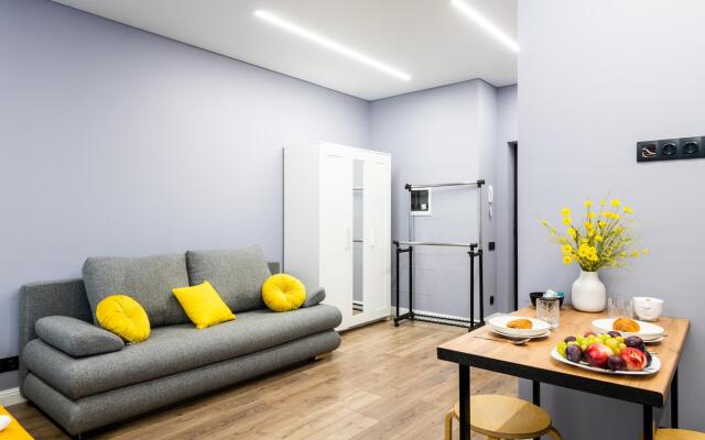 Sunmarine apartments (Санмарин апартментс) на улице Анны Ахматовой