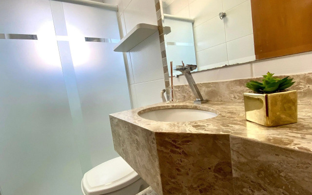 B082- Luxo à Beira-Mar | 3 Suítes c/ Vista | Wi-Fi