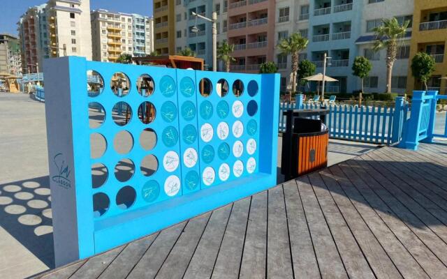 Sia lagoons chalet with garden Crystal lagoon view