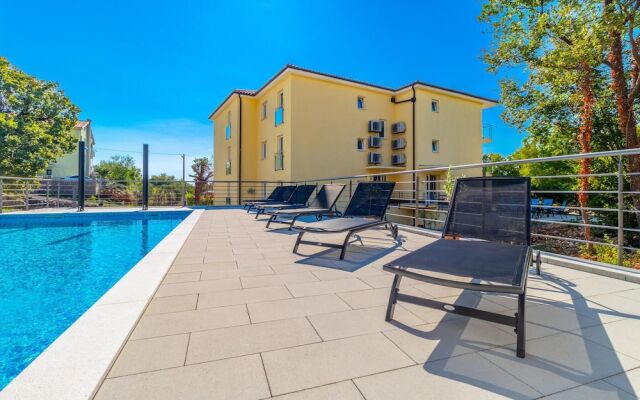 Awesome apartment in Kostrena Sveta Lucij w/ Outdoor swimming pool, Jacuzzi and 3 Bedrooms