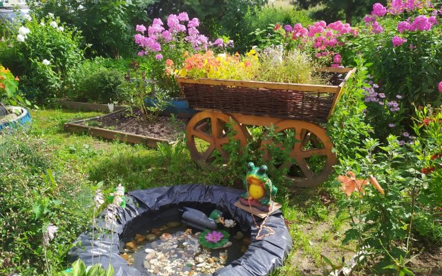 Flowers and garden on 1st Vyborgskaya