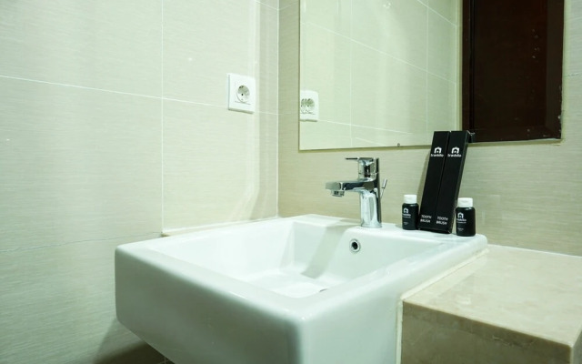 Modern with City View @ Studio Puri Mansion Apartment By Travelio