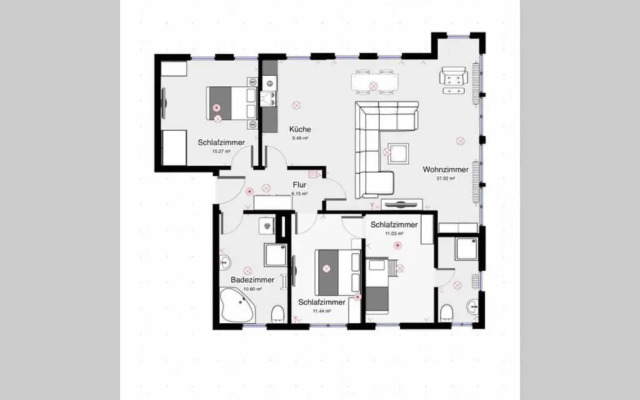 Traumwohnung mit Sauna in der Innenstadt