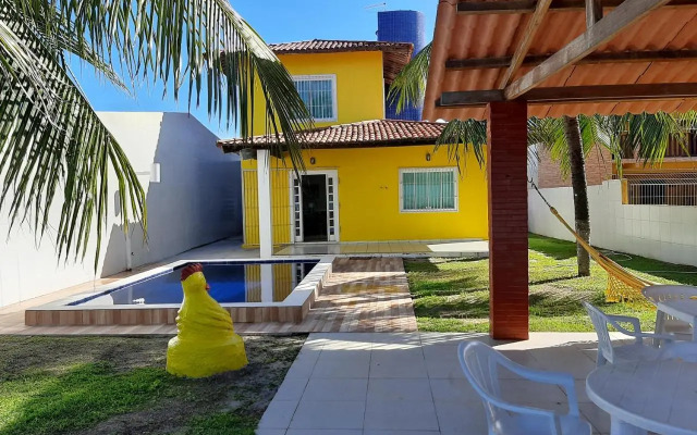 Casa à beira-mar, piscina