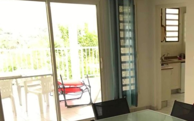 Apartment With 2 Bedrooms in Les Trois-îlets, With Wonderful sea View, Enclosed Garden and Wifi - 150 m From the Beach