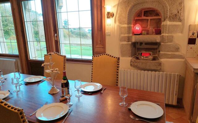 Breton granite stone house with fantastic sea views