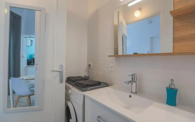 studio marine 100m plage