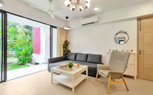 Cozy 1BR With Pool - Only 1km From Candolim Beach