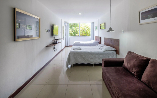 Studio reformado para 5 pessoas em Copacabana