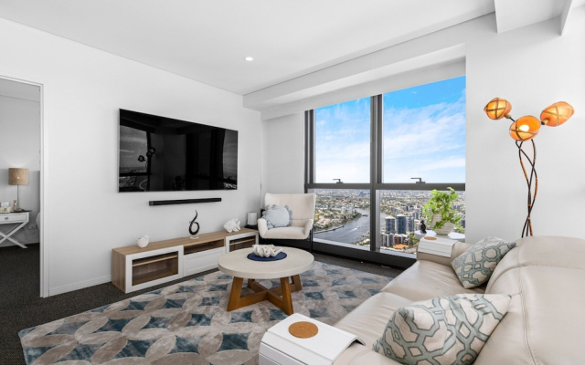 Stunning River View 2-bed With Pool – Guest Rooms – Brisbane