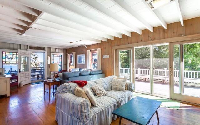 East Boothbay Oceanfront Home by RedAwning