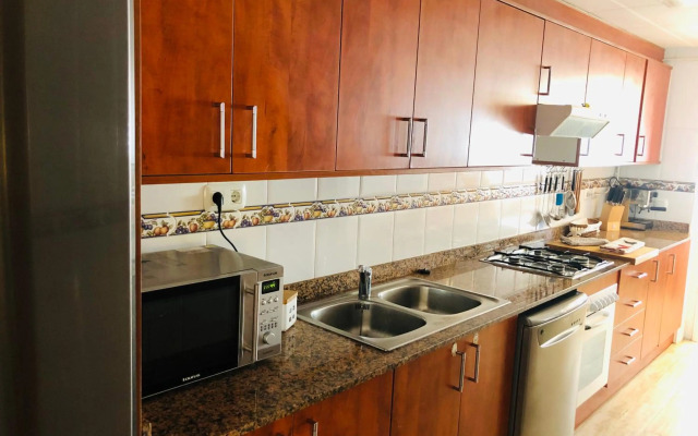 Apartamento con terraza y piscina en Malgrat de Mar