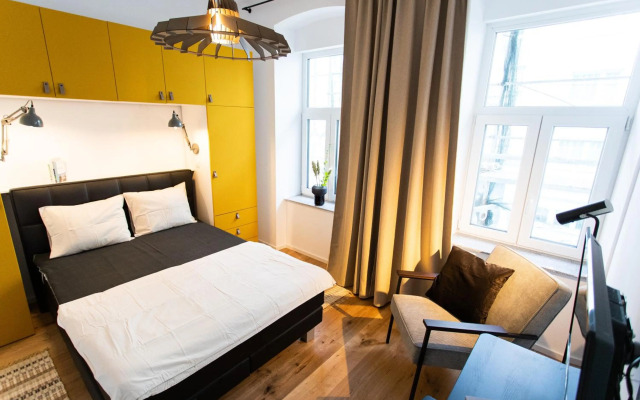 Stilvolle Wohnung mit ruhig gelegenem Balkon