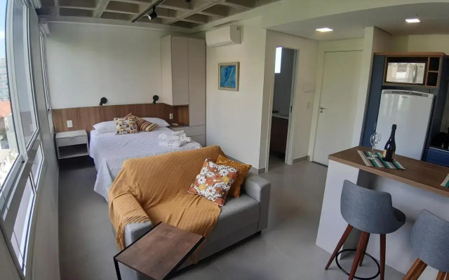Studio contemporâneo em prédio novíssimo