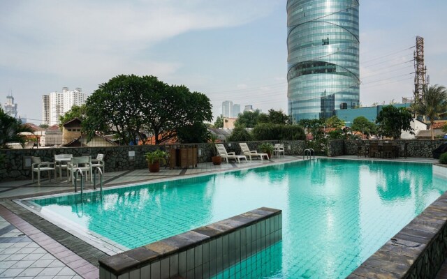 1BR with City View @ Semanggi Apartment By Travelio