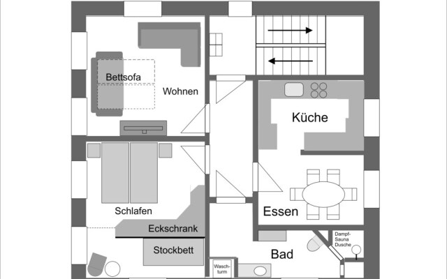 Ferienwohnung im Fürstenland