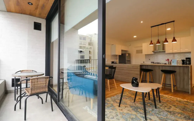 w Brilliant 1BR w Amazing Balcony in Miraflores