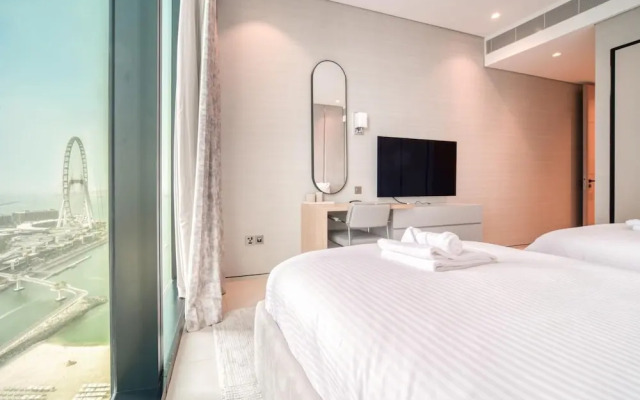 Picturesque Balcony and Beach Haven at Address JBR