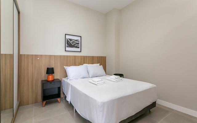 Vista mar em condomínio com foodhall Toptower#CA51