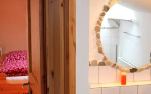 Lehmputzzimmer in der Yogaschule