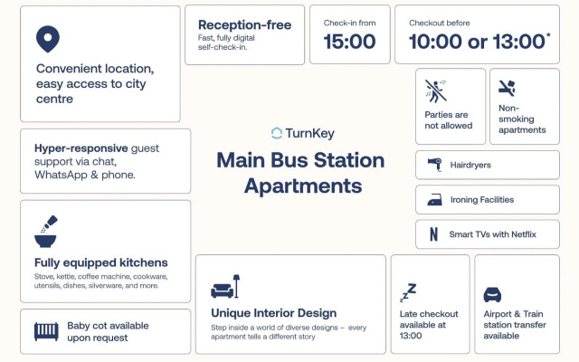 TurnKey Apartment Train Station