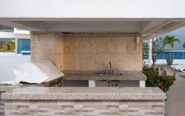 Apartamento con vista al mar 2Hab en Ctg