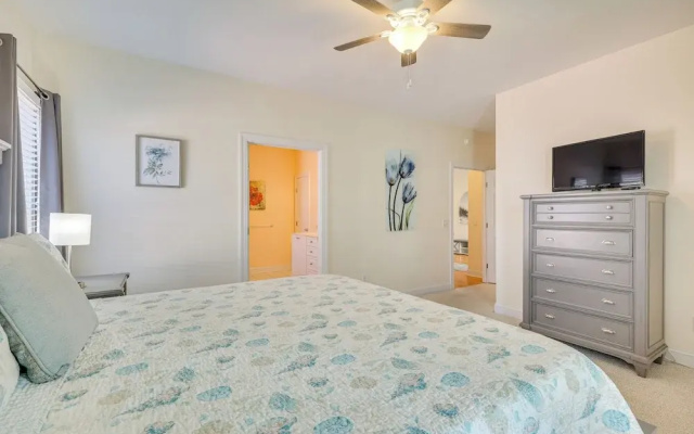Waterfront Oak Island Home w/ Dock