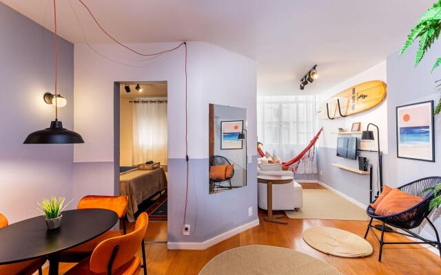 Quarto&Sala a 550m da Praia de Ipanema | PFA58/804