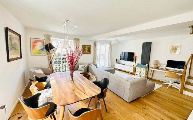 Top view residence in central Ljubljana