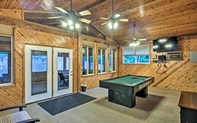 Boat Dock, Game Room: Lakefront Sunrise Beach Home