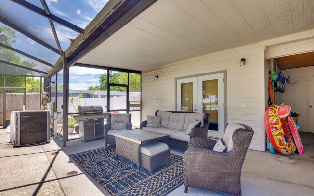 Waterfront Gem w/ Pool, Dock & Lanai in Tampa!