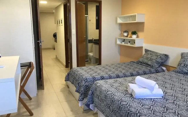 Bela Hospedagem - Lindo flat frente mar