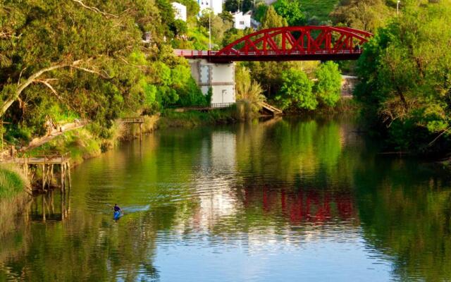 Romantic riverside retreat