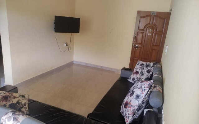 Fully Equipped 2 Bhk Apartment Near Mapusa