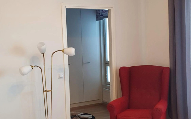 Moderni, viihtyisä pikkukaksio saunalla