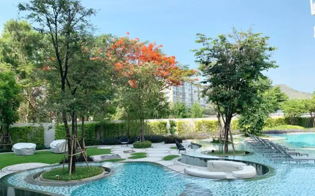 Summer Huahin 323,Near Beach&Cicada,Beautiful swimming pool