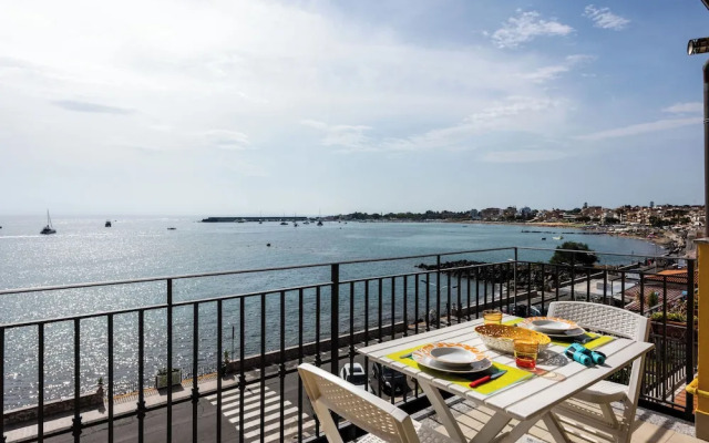 Naxos Bay View with Terrace by Wonderful Italy